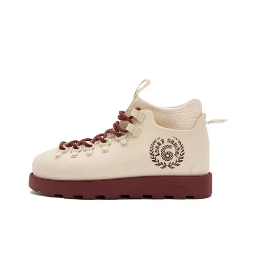 Native Shoes Fitzsimmons Мартинсы Овсяное молоко | Счастливый Количество | Сандаловое дерево Унисекс