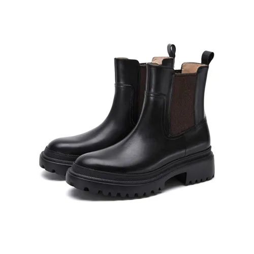 Marie Claire Короткий Челси 5 см Женский Полночь Париж Черный