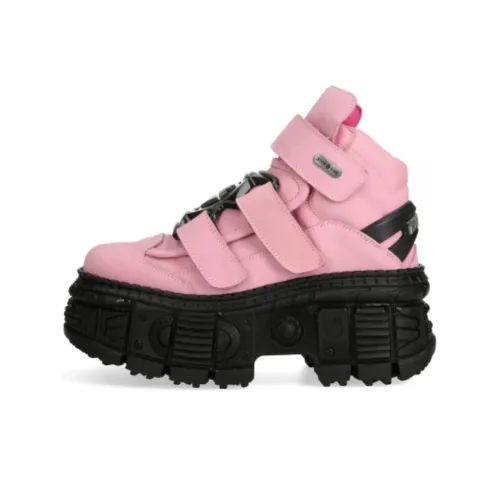 NEW ROCK Ботильоны 10 см Унисекс Розовый