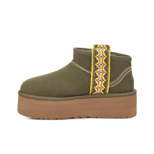 UGG Сноубутсы Оливково-зеленый Женские