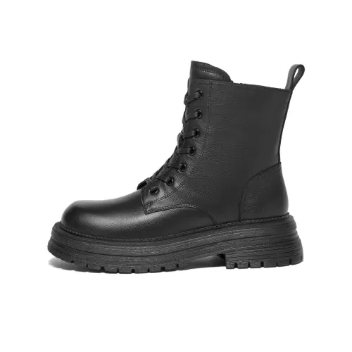 BELLE Short Martin Boot Женские Черный