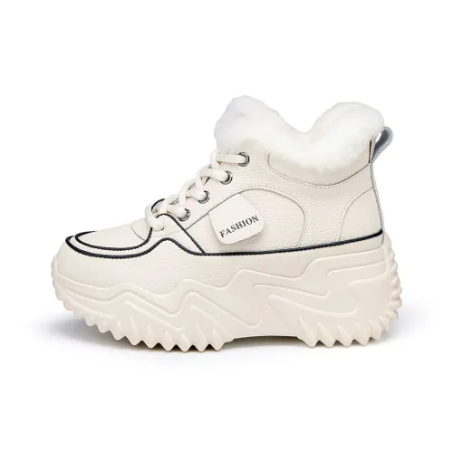 BAIJIHONG Термический Износостойкий Увеличивающий Высоту Противоскользящий Короткий Снегокат 6 см Женский