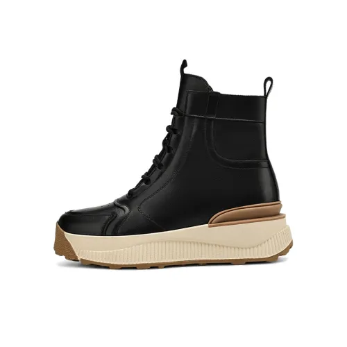 BOERDIQI Устойчивый к истиранию увеличивающий высоту термический короткий ботинок женский