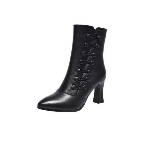 Devanro Ботильоны 7,5 см Женские Черные