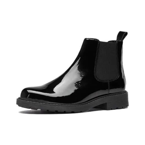 Clarks Короткий Челси 3 см Женские Черный