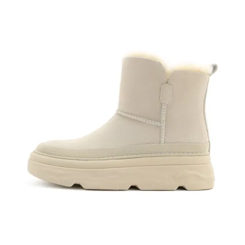 UBZ Термический Водонепроницаемый Короткий Снегокат Женские Айвори Белый