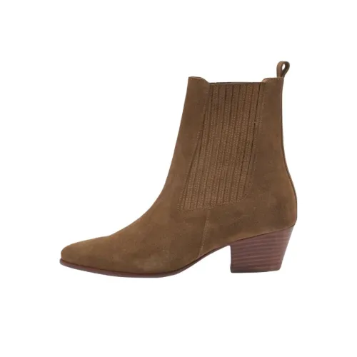 Sandro Короткий Челси Женские Коричневый