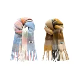 2 пачки (Большой клетка синий и розовый + большой клетка желтый темно-зеленый)