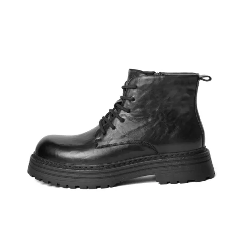 BELLE 12cm Martin Boot 4,5CM Мужской Черный