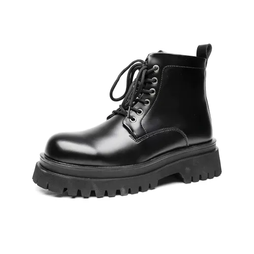 V05 Короткий Мартин Ботин Мужской Черный