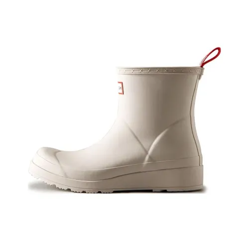 HUNTER Термостойкие Водонепроницаемые Противоскользящие Резиновые сапоги Женские Цвет Слоновая кость