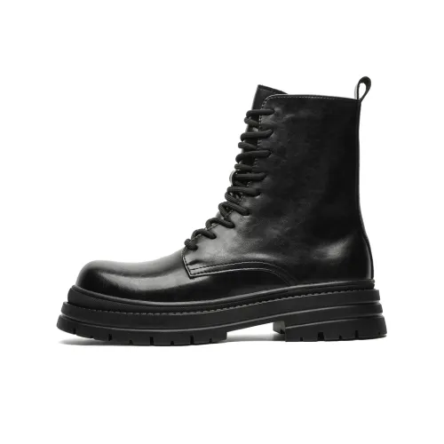 PAVEA Короткий MID Голень Мартин Boot Мужской Черный