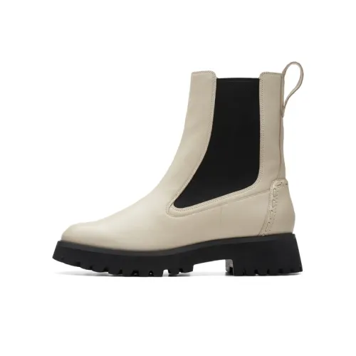 Clarks Trendy Series Короткий Челси Женские Белые