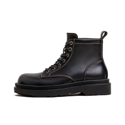 MADEN Короткий Мартин Boot Мужской Звездный Черный