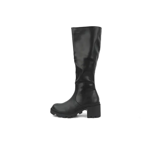 RANDA Cotton Step Sensation Collection Knee-High Boots Women's Black RANDA Хлопок Step Sensation Коллекция Колено Высокие сапоги Женские Черный