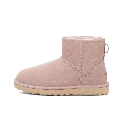 UGG Classic Mini II Термостойкий противоскользящий короткий ботинок для снега MID голень женский розовый