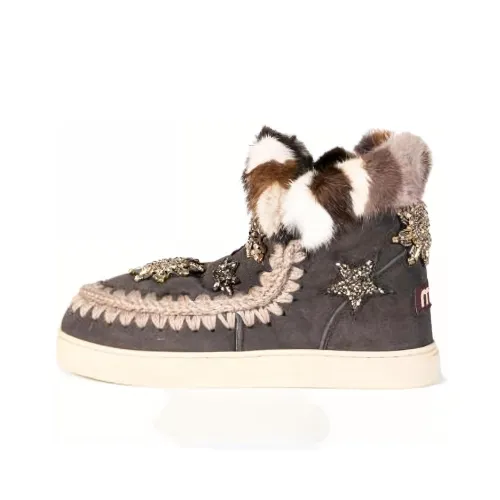 MOU Короткие Сноубутсы Женские Серые