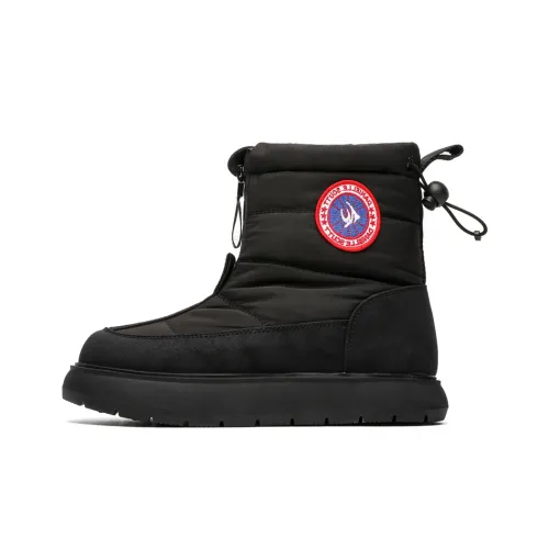 KUNGFUDEER Термические Увеличивающие Высоту Противоскользящие Короткие Снежные Ботинки Унисекс