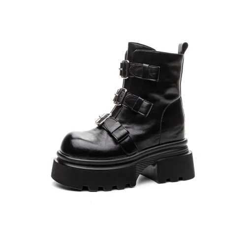 Стулья для обуви Floral Language Короткий Мартин Boot 9 см Женские