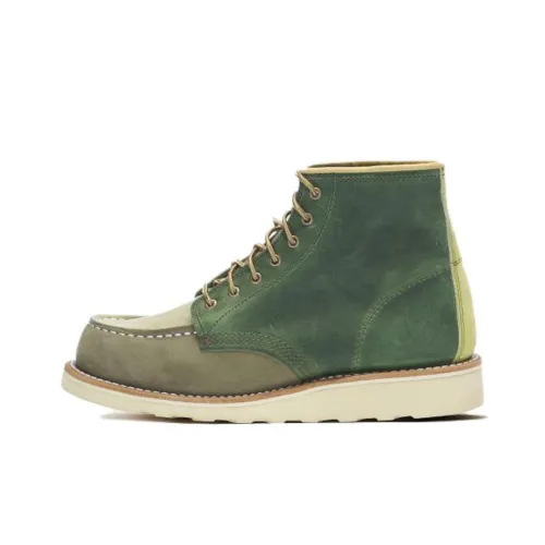 THE GREAT. x RED WING Обувь Классический Moc Ботильоны Женские Зеленый B Ширина