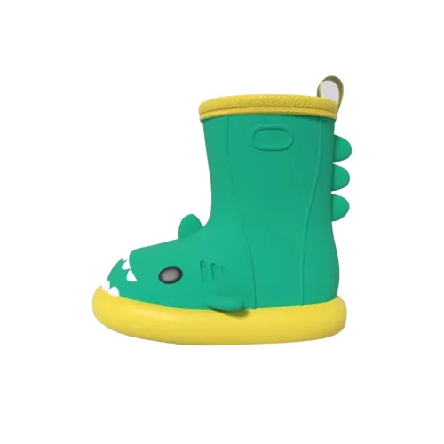 ABCFJG Резиновые сапоги Милый Акула Резиновые сапоги Желтый Edge Зеленый Женские