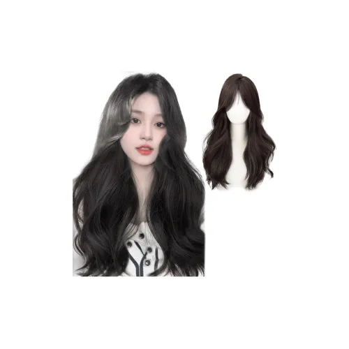 TIANKONGSHU Корейская Средняя Часть Длинная Кудрявая Перука