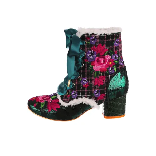 IRREGULAR CHOICE Ботильоны Зеленые и Фиолетовые Женские