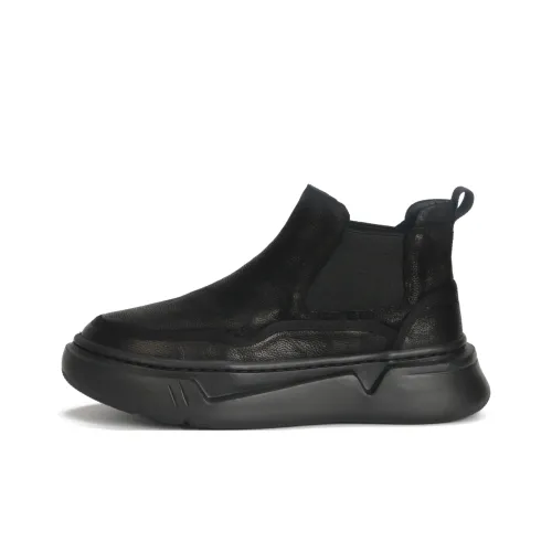 TIEKE Ankle Длина Челси Мужской Черный