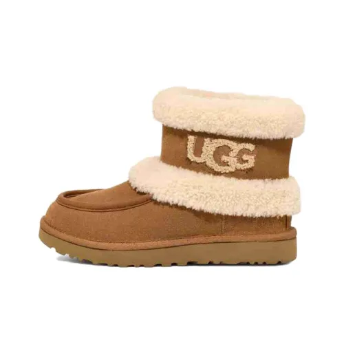 UGG Короткий MID Голень Сноубутсы 3,5 см Женские Каштановый