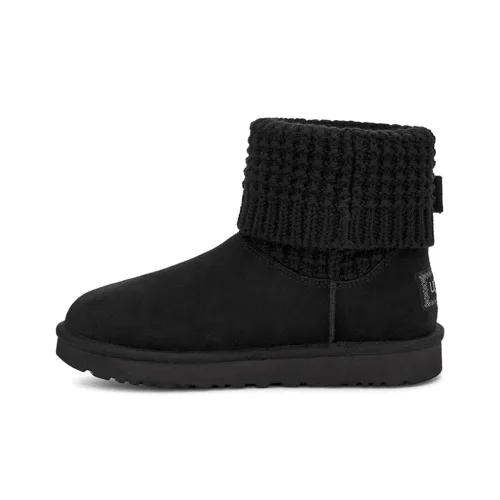 UGG Классический Solene Мини Короткий Снегокат Женские Черный