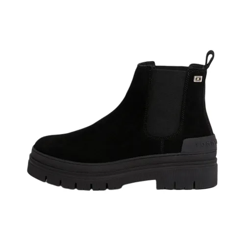 Tommy Hilfiger Короткий Челси 3,6 см Женские Черный