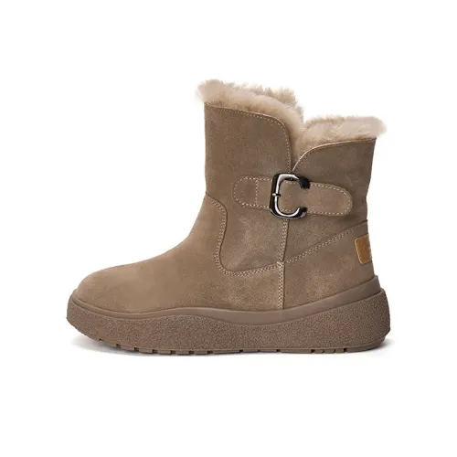 Joy Mario Термический Увеличение Высоты Короткие Снежные Ботинки для Голени Женские