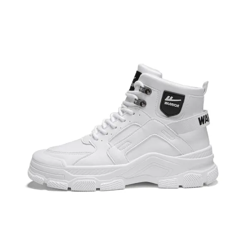 Warrior Short Martin Boot Средний каблук Мужской Белый