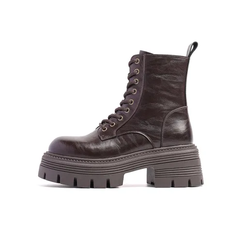 AQUASCUTUM Короткий ботинок Martin каблук 7 см женский