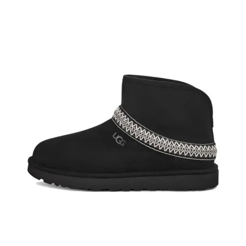 UGG W CLASSIC SHORT Сноубутсы Женские Черный