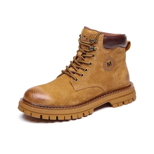 Romon Короткий Мартин Boot Мужской Желтый