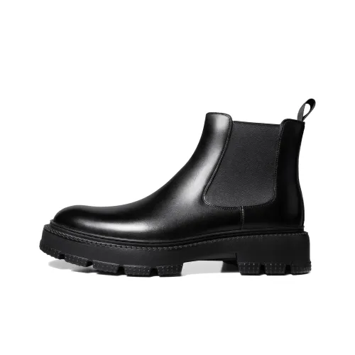 THOM WILLS Короткий Челси Мужской Черный