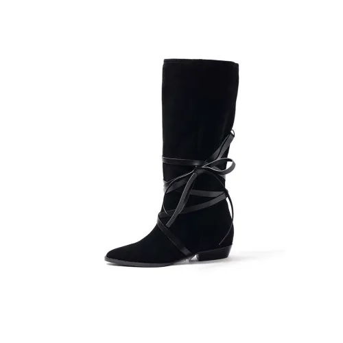 STEVE MADDEN Колено Высокие сапоги 3,8 см Женские Черный