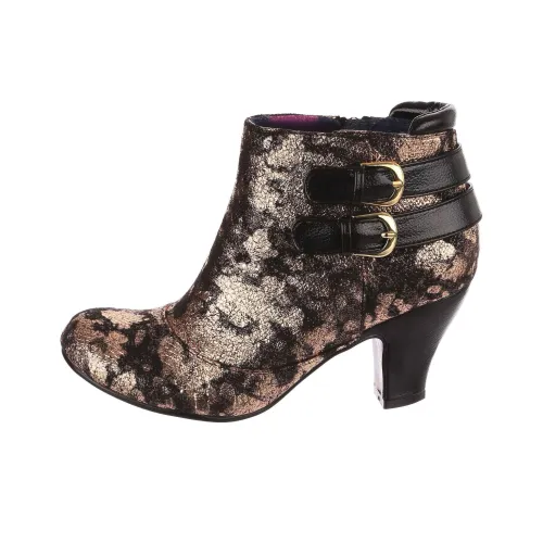 IRREGULAR CHOICE Think About IT Ботильоны 7,2 см Женские Черный Золото