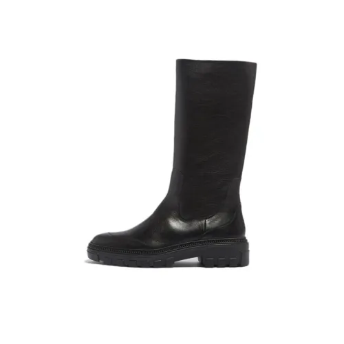 SCAROSSO Candice Колено Высокие сапоги Женские Черные