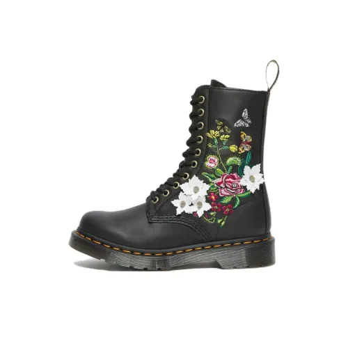 Dr.Martens 1490 Короткий Мартин Ботинок Женские Черный