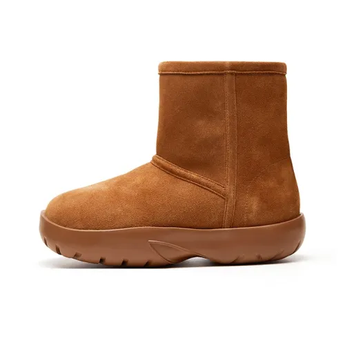 Marie Claire Короткие Сноубутсы Женские Карамельно-коричневые