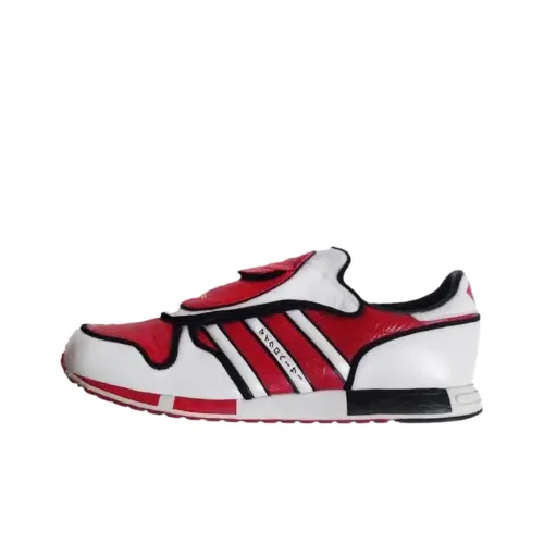 Adidas Originals Micropacer Износостойкий и Легкий Низкий Топ Повседневная Обувь Унисекс Белый Красный