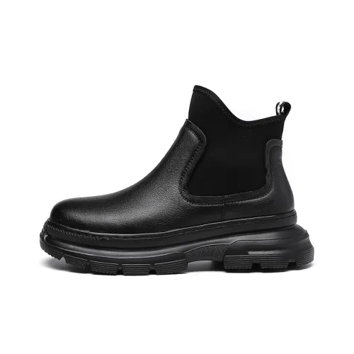 GZZ Короткий Челси Мужской Черный