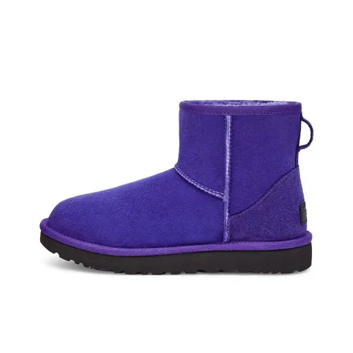 UGG Classic Mini II Boot Теплый Устойчивый к истиранию Короткий Снегобут Женские Фиолетовый