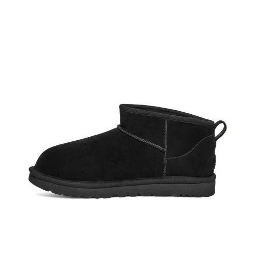 UGG Короткие Снежные Ботинки Женские Черные