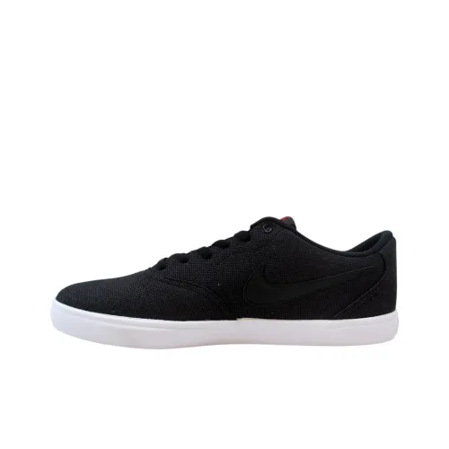 Nike SB Check Slip Resistant Abrasion Resistant Low Top Скейтборд Кроссовки Унисекс Черный