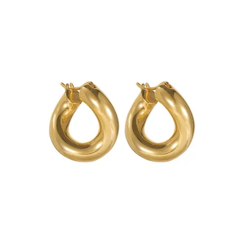 GITHA Экологичные Серьги из Медного Сплава с Родиевым Покрытием Женские