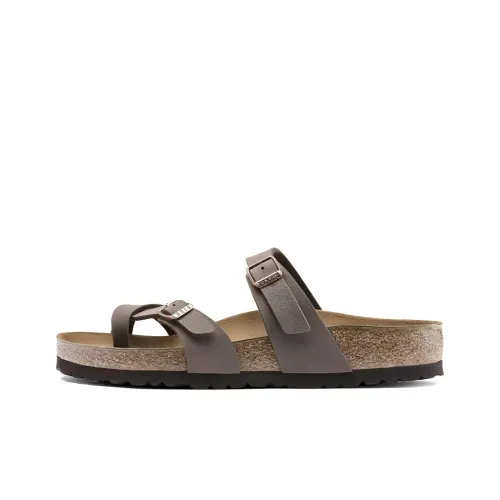 Birkenstock Mayari Slip-on устойчивые слипоны унисекс коричневые стандартного размера свободный крой