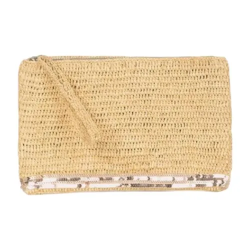 Vanessa Bruno Рафия Клатч Маленький Женский Розовое Золото